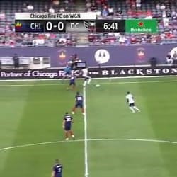 SAVE: Bobby Shuttleworth, Chicago Fire - 7th minute