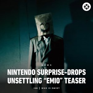 Nintendo has posted an un-explained teaser trailer, titled Emio, with no further details beyond the hashtag #WhoIsEmio https://bit.ly/4bx8LcE | IGN