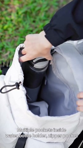 mixi Travel Backpack for Women Men, 18 Inch Carry On Laptop Backpack Flight Approved fits 16'' Laptop, Lightweight Waterproof Hiking Backpack Travel Outdoor Business Casual Daypack, Light Gray