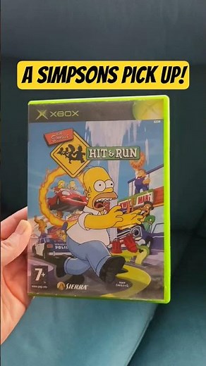 The Simpsons Hit & Run. Xbox Original. I was recommended this one. 🙂. #thesimpsons #retrogaming