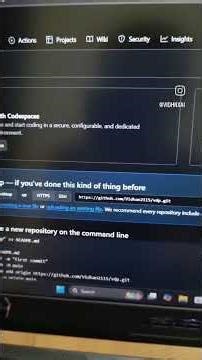 Push Code to GitHub Using Terminal 🚀 #coding #trending #github #webdevelopment