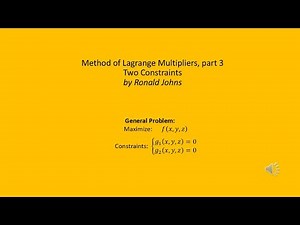 Lagrange Multipliers, Part 3 : Use SageMath to Maximize f(x,y,z) with g1(x,y,z)=C1, g2(x,y,z)=C2