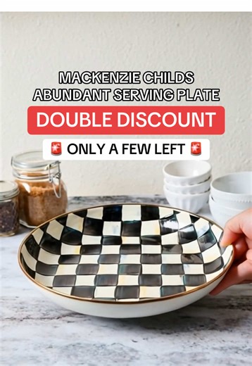 If you love bold, beautiful table pieces — this one’s for you 😍 Such a gorgeous way to serve and style! #StatementServeware #KitchenDecor #EntertainingEssentials #MacKenzieStyle #QVCShopping Disclaimer: Final price may vary depending on each customer’s available coupons. Promotion may have ended by the time you see this.