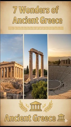 Ancient Greece’s 7 Greatest Architectural Wonders” #historyflash #ancienthistory #ancientgreece