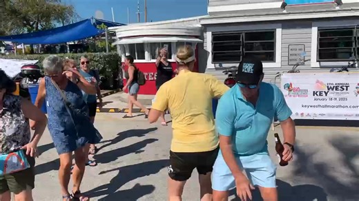 Last April they were having a rum festival at the Half Shell Raw Bar,, one of my favorite restaurants also who carries my book “Key West away it was” anyway we had this book signing party event there we started partying at 11 o’clock in the morning free rum all day for me and lobster sandwiches. I sold 35 books that day a bunch of my friends showed up some relatives and of course my dad I told everybody he was Captain Tony‘s father. We had a blast I remember at one point I was dancing which I ne