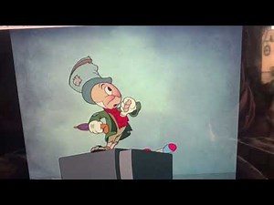 Pinocchio 1940 Blue Fairy Spanish Latin Scene