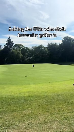 Asking the U13 golfers at the 2025 Junior Provincials who their favourite golfer is ⛳️ | Golf Nova Scotia