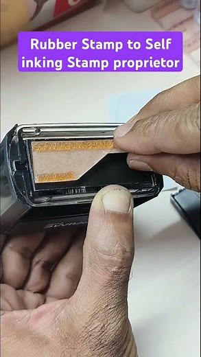 DIY Rubber Stamp to Self inking Stamp step by step #stampfactory #stampingtechniques