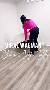 Viral Walmart Chair & Coffee Table✨ Link in comments. I finally ordered this viral Walmart swivel chair and storage coffee table and let me just tell you the quality is amazing! It was the perfect finishing touch in our newly finished basement. | Glambytes Blog