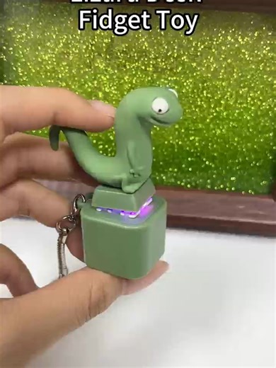 Lizard Pop It Toy for Quiet Stress Relief