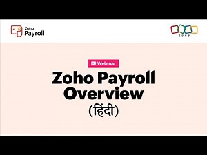 Zoho Payroll - Full Demo (Hindi)