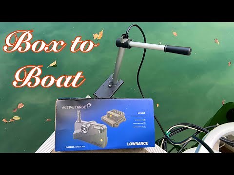 Active Target Sonar and Fishing Specialties Mount: Unboxing to start up.