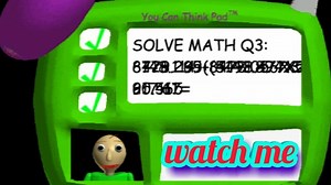 Baldi's basics question 3 answer