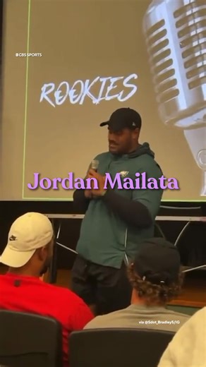 Using his voice to help give back to the Philly community ❤️ #nfl #eagles #jordanmailata #phillyspecials