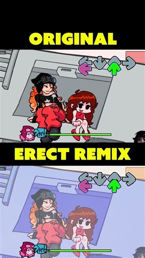 ORIGINAL VS ERECT REMIX - Spaghetti New Update 😭 [FNF]