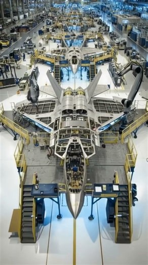 F 22 Assembly Line From Raw Metal to Stealth Fighter 🏭
