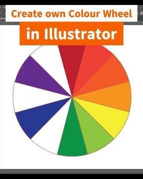 🎨 Make Your Own Colour Wheel in Adobe Illustrator! 🌈