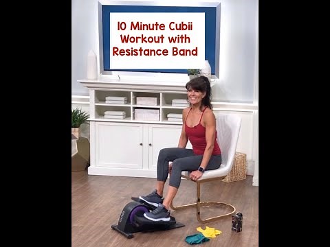 Cubii 10 minute workout with resistance band