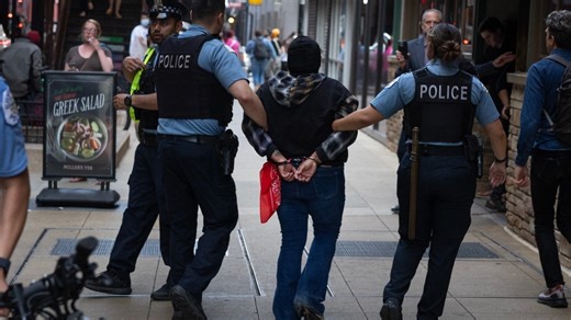 Chicago ICE protest: 17 arrested during chaotic evening downtown