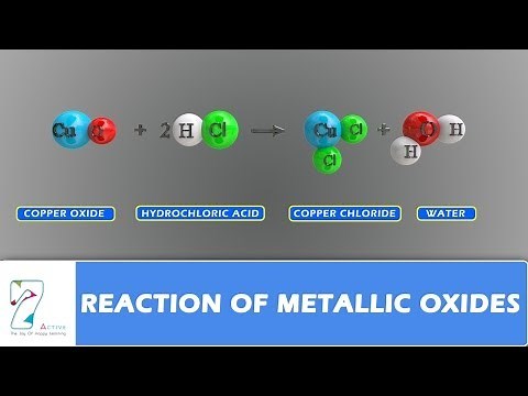 Reaction of Metallic oxides