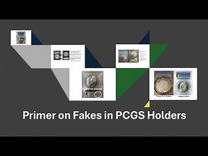 Counterfeit Morgan Dollars in Fake PCGS Holders
