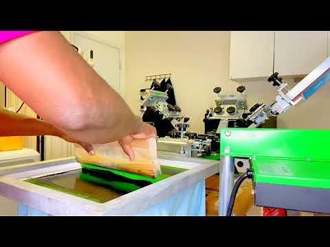 HOW TO SET OFF CONTACT SCREEN PRINTING