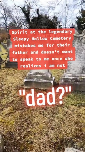 @santaparanormal on Instagram: "Poor child spirit thought I was their dad at the legendary sleepy hollow cemetery #ghost #paranormal #haunted #cemetery"