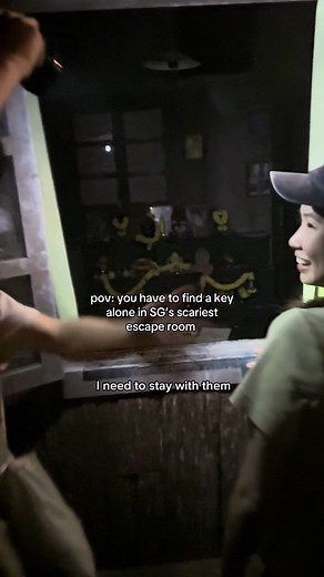 No wonder this is SG’s scariest escape room @INMERS but tbh a lot of times we just scared ourselves imagining the worst 😂 This is The Medium with a total of 1.5h of gameplay with an immersive storyline about exorcism. Not for the faint hearted Use MELISSA10 for 10% off #inmersplay #haunted #escaperoom #tiktoksg #funny