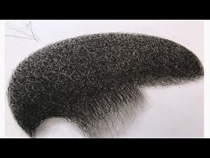 How to draw realistic short hair - IN 5 MINUTES