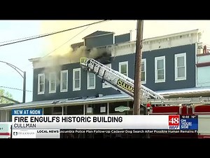 Multiple agencies respond to structure fire at the historic Stiefelmeyer in Cullman