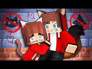 Cat JJ`s Girl and Dog JJ - Love Story - Maizen Minecraft Animation
