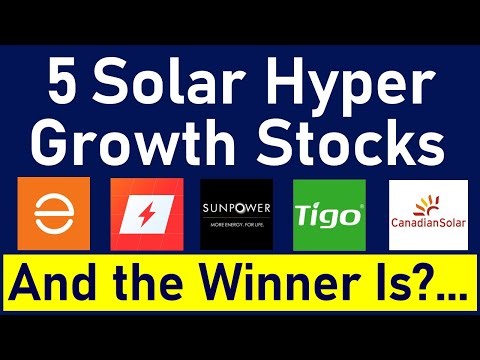 5 Solar Hyper Growth Stocks Analyzed. Who's The Most Undervalued? (ENPH SEDG SPWR TYGO CSIQ)