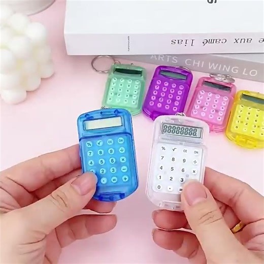 Flip Top Portable Mini Calculator Student Exam Office Calculator