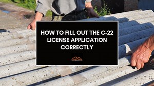 How To Complete the C-22 License Application - Digital Constructive