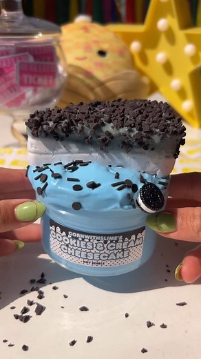 CornWithSlime on Instagram: "🎪 Carnival Restock is in 2 HOURS! Your time zone: 4pm pdt, 6pm cdt, 7pm edt 🎁 First 20 orders get a FREE 8oz slime 🎁 First $50 order gets a FREE 32oz slime Cookies & Cream Cheesecake 🍪 new DIY clay slime that comes with a soft clay slime base and cheesecake DIY clay coated in wax + scented just like an oreo cheesecake plz i want to eat this so bad"