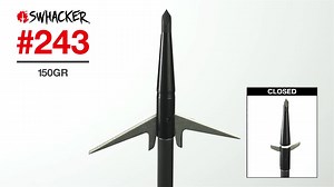1.4K views · 81 reactions | The 150gr #243 has a large 3" cutting diameter, creating a devistating wound channel. Check it out! https://www.swhacker.com/products/150grain-3inch-3pack | Swhacker Broadheads | Facebook