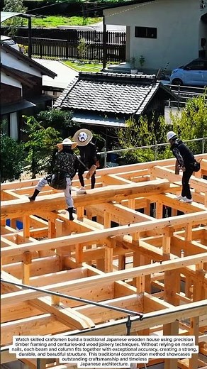 Amazing Traditional Japanese Timber House Construction | Nail-Free Wood Joinery