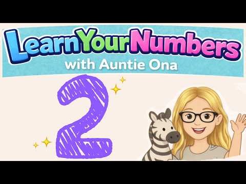 Learn Number 2 | Counting, Writing & Understanding 2 for Kids 🦓