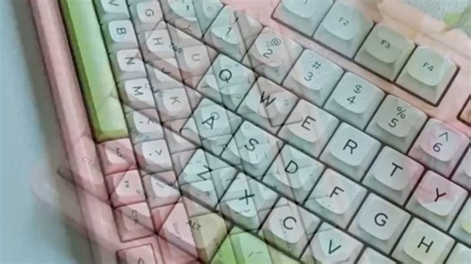 也太太太清新好看了叭！#阿斯盾 #机械键盘 #键盘 #强烈推荐 #阿斯盾H98