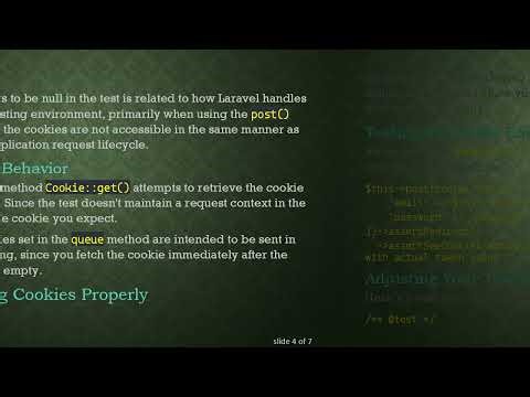 How to Unit Test That a Cookie is Queued or Set in Laravel