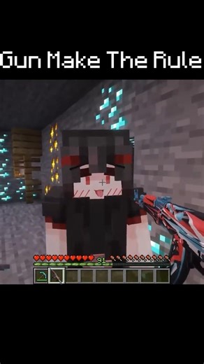 Gun Make The Rules 3 #shorts #minecraft