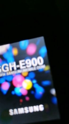 e900 samsung (insert SIM card) (low battery)