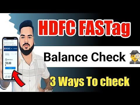 Hdfc fastag balance check | hdfc fastag app | how to check hdfc fastag balance #hdfcfastag