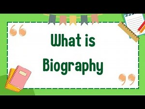 Biography writing grade 5 | What is a biography for elementary students | English teacher demo