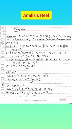Soal Himpunan Ini Ternyata Mudah 😱 #youtubeshort #math #mtk #analisis #himpunan #belajar #matematika