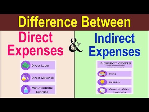 Difference Between Direct Expenses And Indirect Expenses