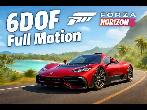 LIVE! Forza Horizon 5 + $50,000 6DOF Motion Rig = INSANE (Vertical Version)