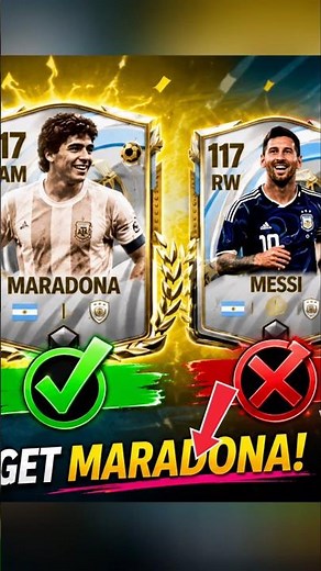 HOW TO GET MARADONA A NATION'S STORY ARGENTINA SHARDS IN EA FC FIFA MOBILE 26 #shorts #fcmobile