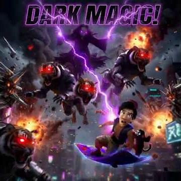 DARK MAGIC! Robot Tigers Attack Aladdin ⚡🐯 (Epic Cyber Battle)
