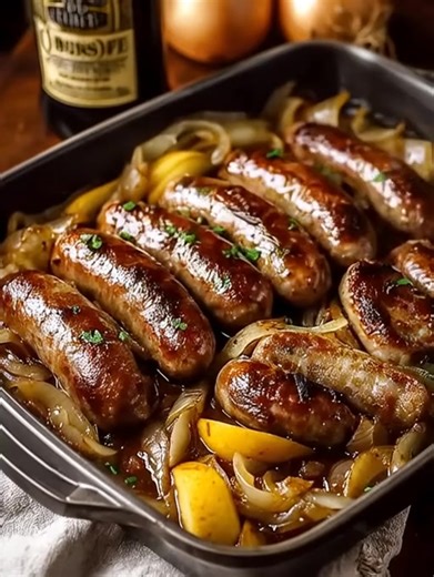 17K views · 89 reactions |  Beer-Braised Brats with Onions &...